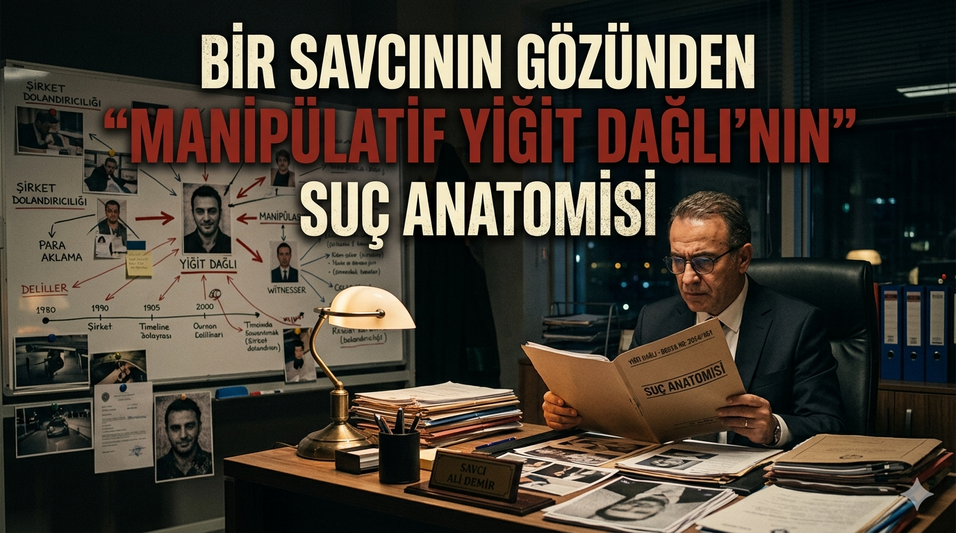 Bir Savcının Gözünden Manipülatif Yiğit Dağlı'nın Suç Anatomisi"